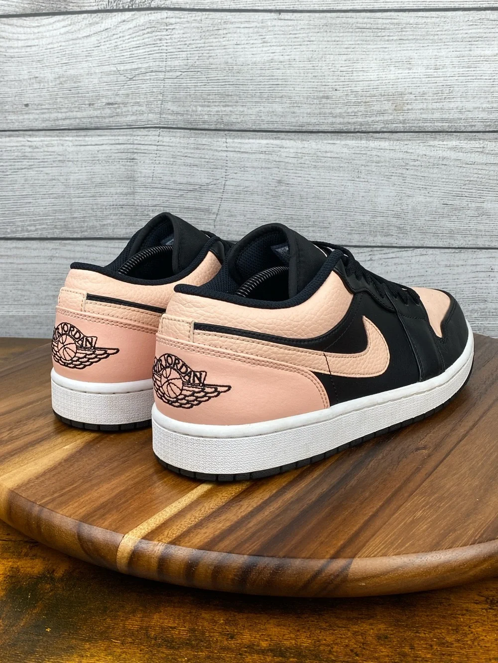 Nike Air Jordan 1 Low Black Crimson Tint Men’s Shoe 553558-034 Sneaker Size 10.5